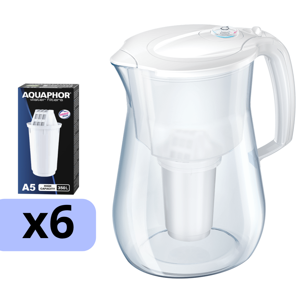 AQUAPHOR filtračná kanvica Provence s 6 vložkami A5
