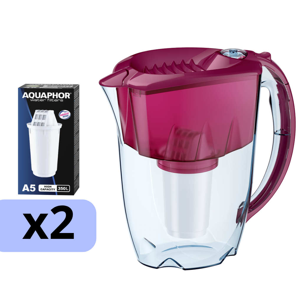 AQUAPHOR filtračná kanvica Prestige s 2 vložkami A5