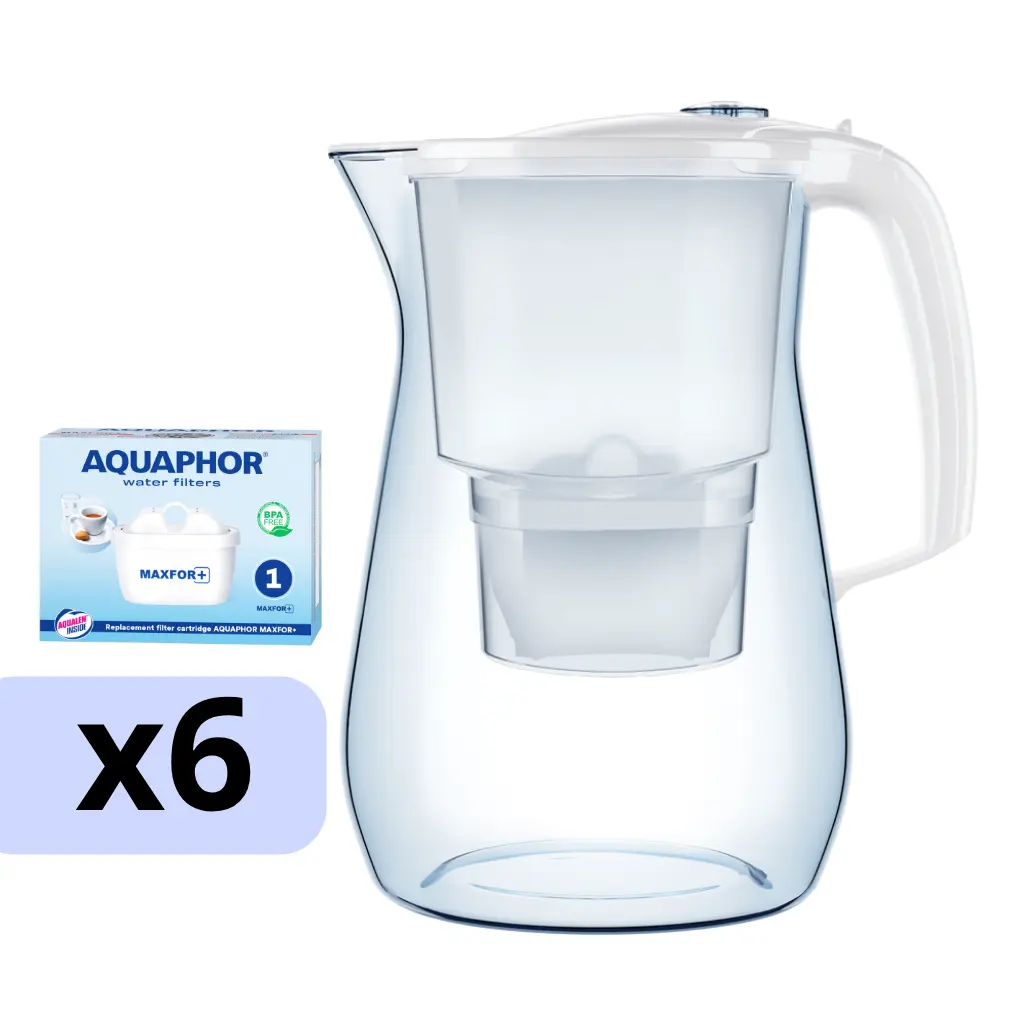 AQUAPHOR filtračná kanvica Onyx s 6 vložkami MAXFOR+