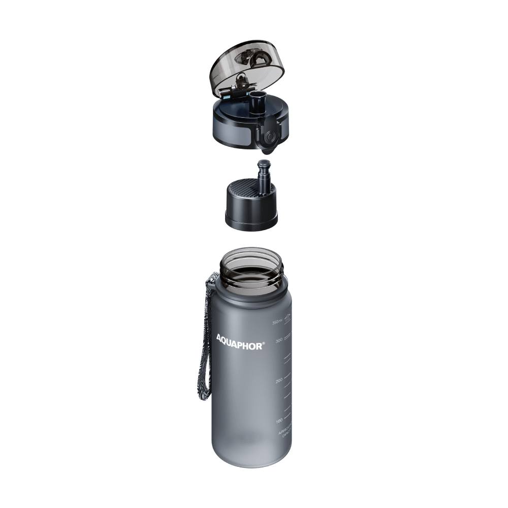 [1-522902] AQUAPHOR filtračná fľaša City 0,35 l (Sivá)