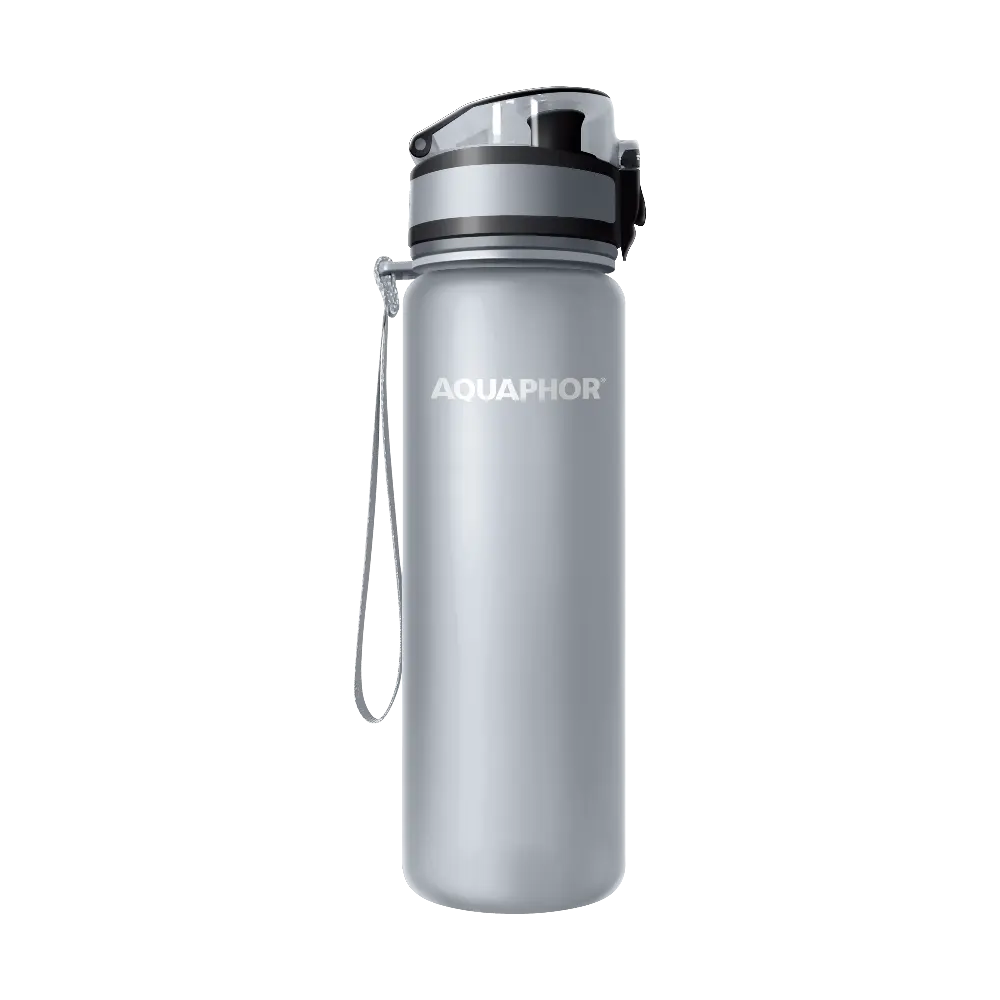 [1-521756] AQUAPHOR filtračná fľaša City 0,5 l (Sivá)