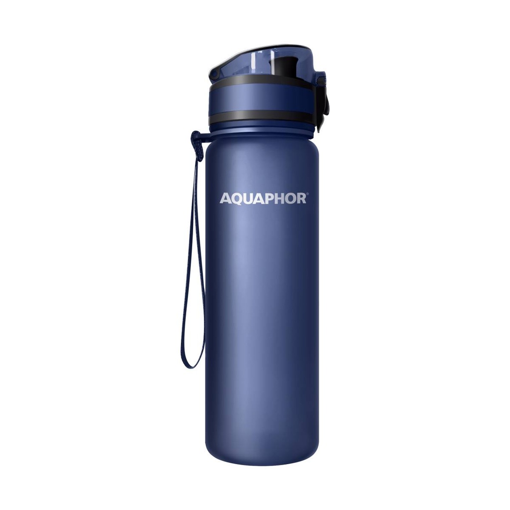 [1-522906] AQUAPHOR filtračná fľaša City 0,65 l (Tmavomodrá)