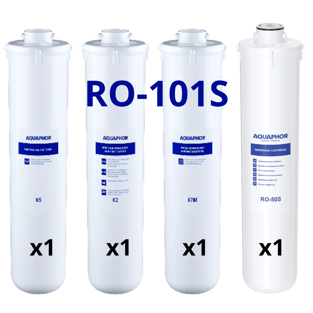 [531100] AQUAPHOR RO-101S (Morion) – kompletná súprava filtračných vložiek s membránou RO-50S