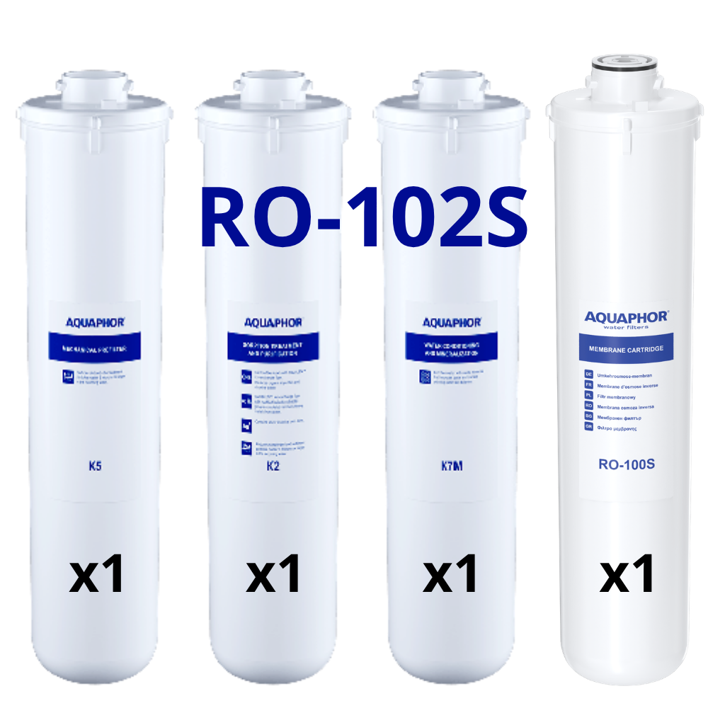 [531106] AQUAPHOR RO-102S (Morion) – kompletná súprava filtračných vložiek s membránou RO-100S