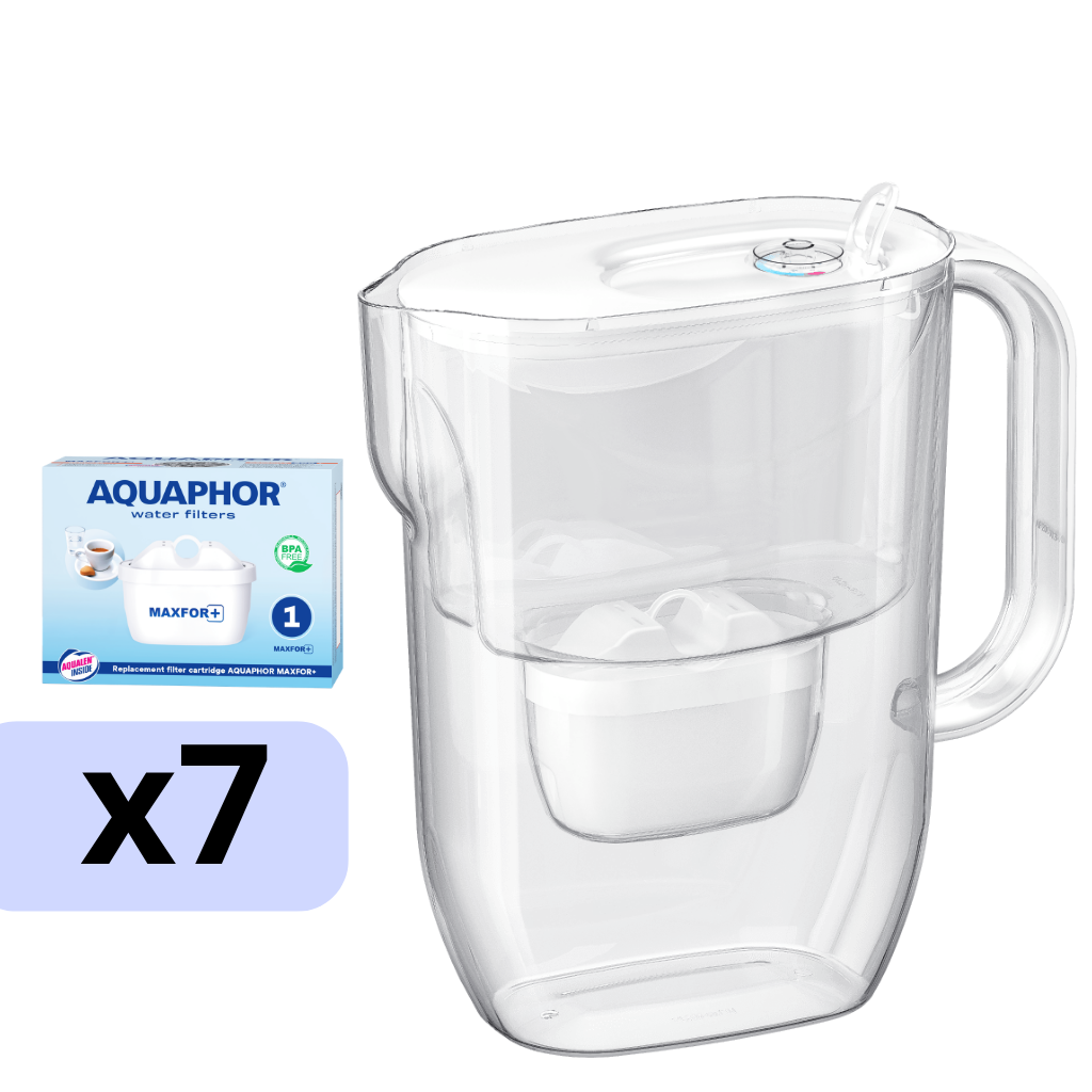 AQUAPHOR filtračná kanvica Fresh so 7 vložkami MAXFOR+